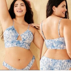 Blue Floral Women's Intimates Set